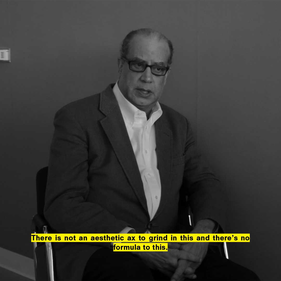 A video still from the interview with Roy Strickland.