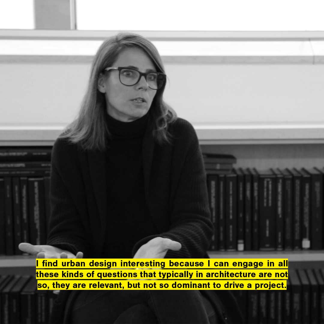 A video still from the interview with Claudia Wigger.